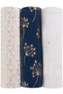 Metallic gold deco muslins swaddle 3-pack Muslin Aden + Anais