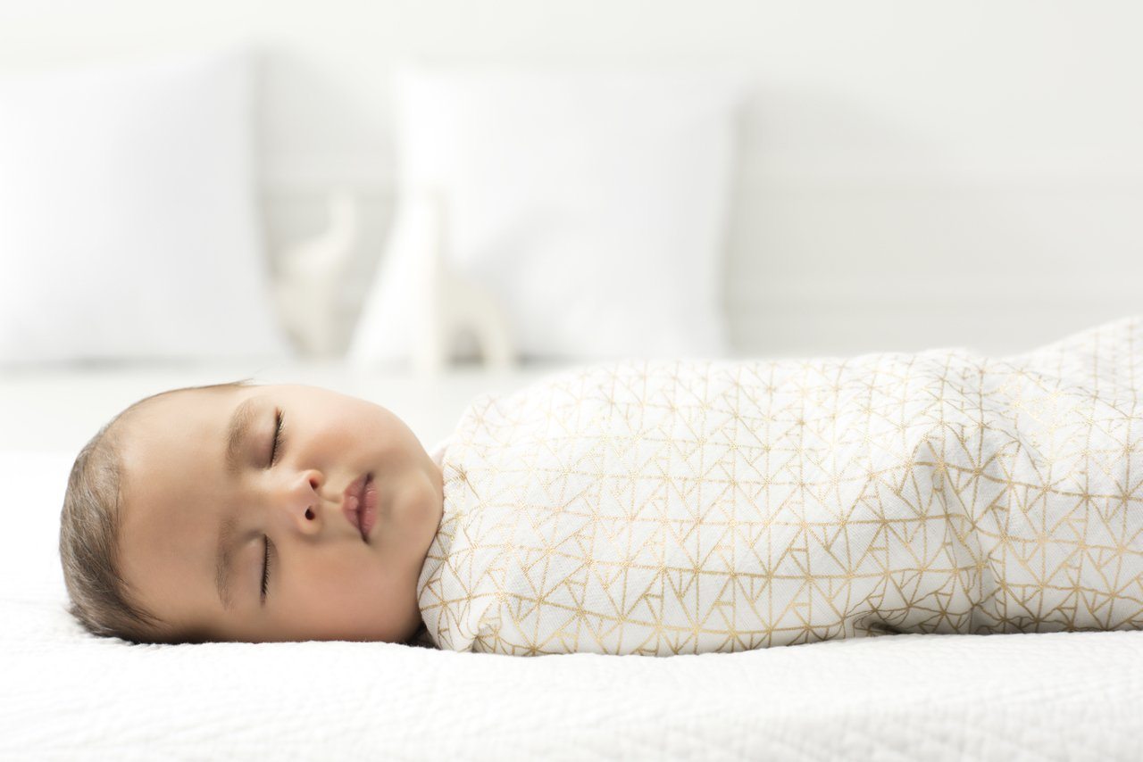 Metallic gold deco muslins swaddle 3-pack Muslin Aden + Anais