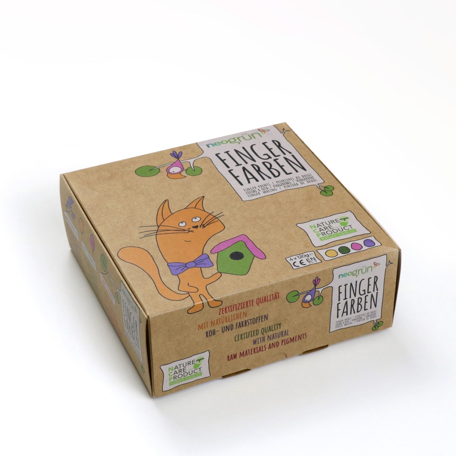 Set tintas de dedo Luka Toys neogrun