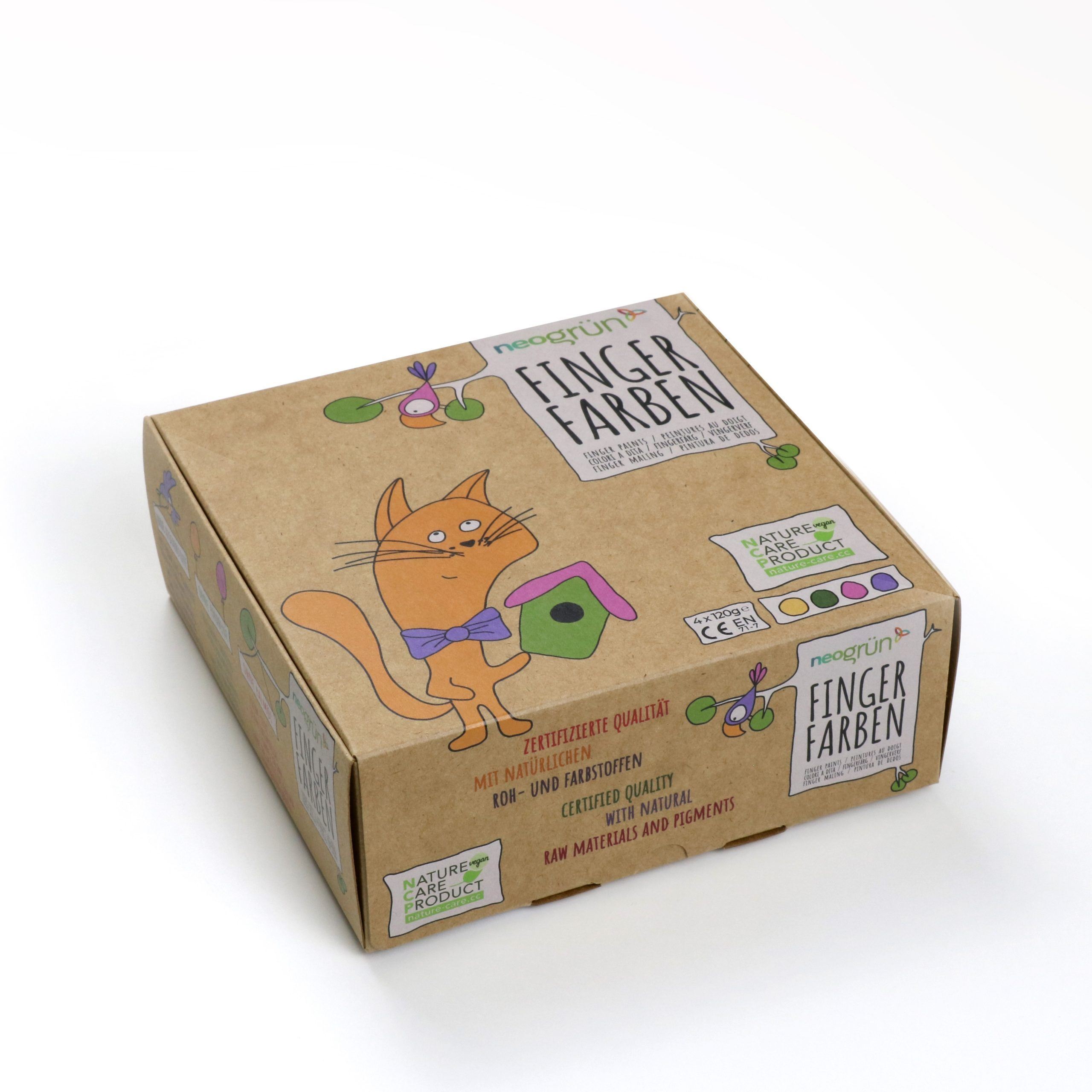 Set tintas de dedo Luka Toys neogrun