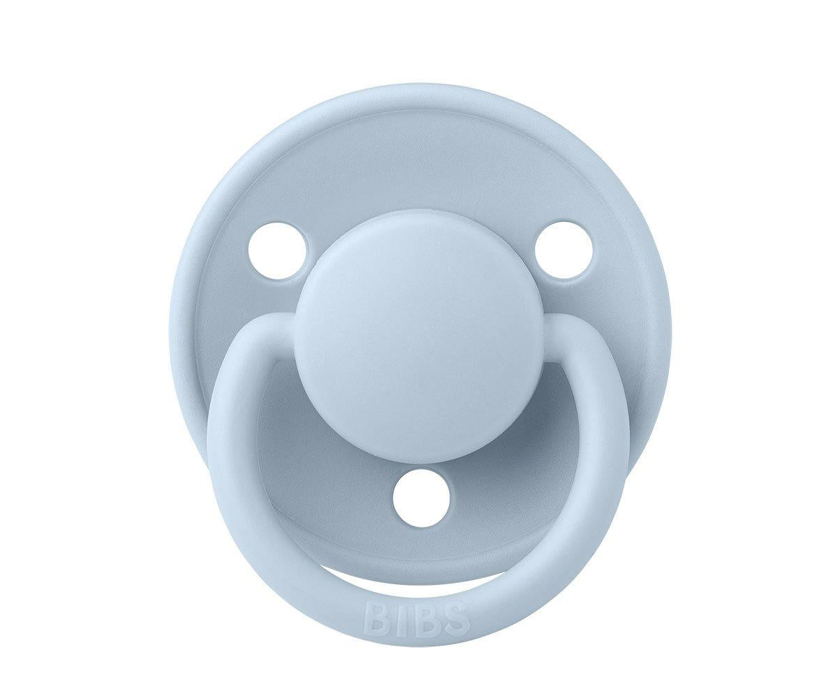 2-pack Bibs De Lux iron | baby blue one size Pacifier BIBS