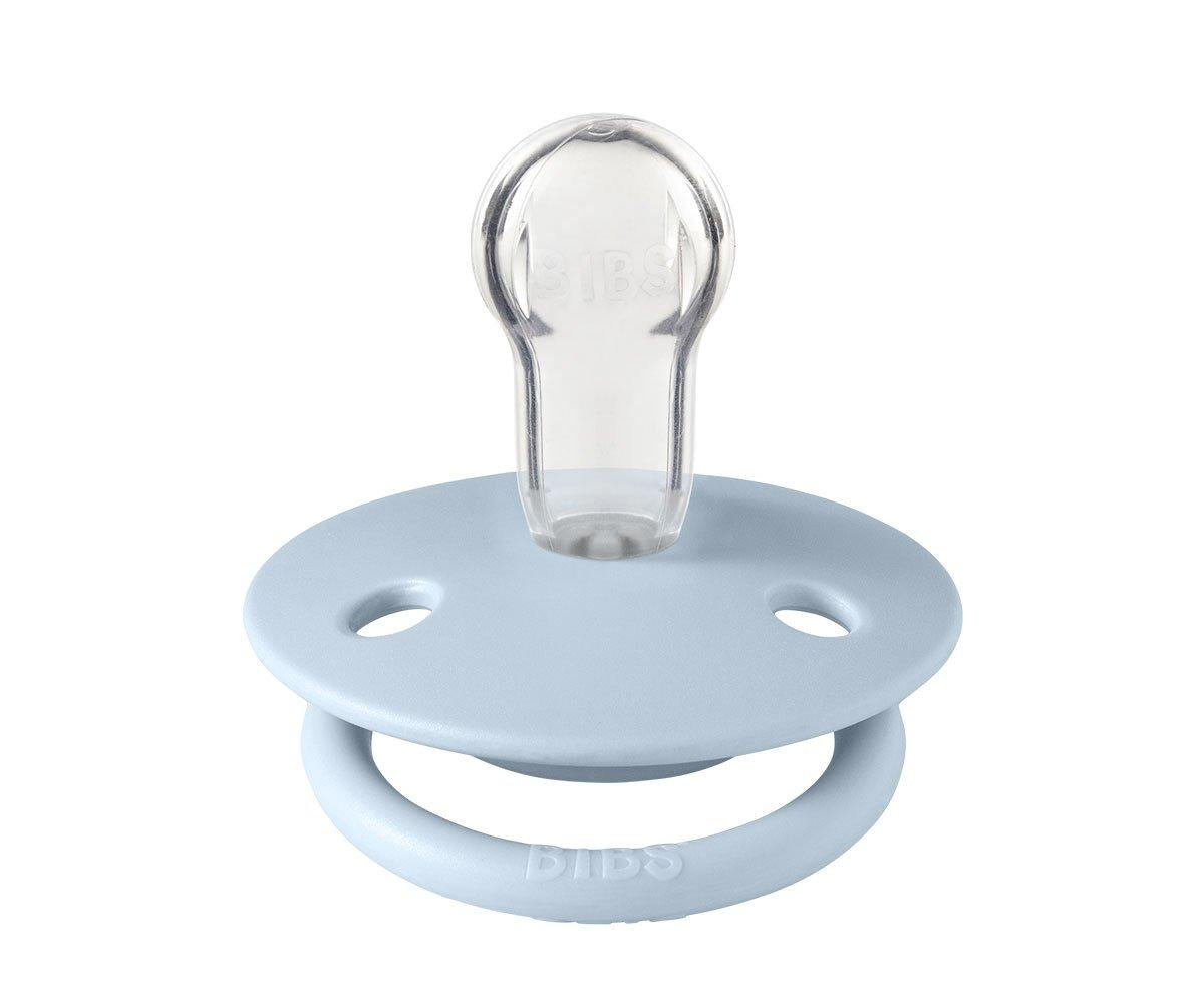 2-pack Bibs De Lux iron | baby blue one size Pacifier BIBS