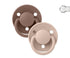 2-pack Bibs De Lux woodchuck | blush one size Pacifier BIBS