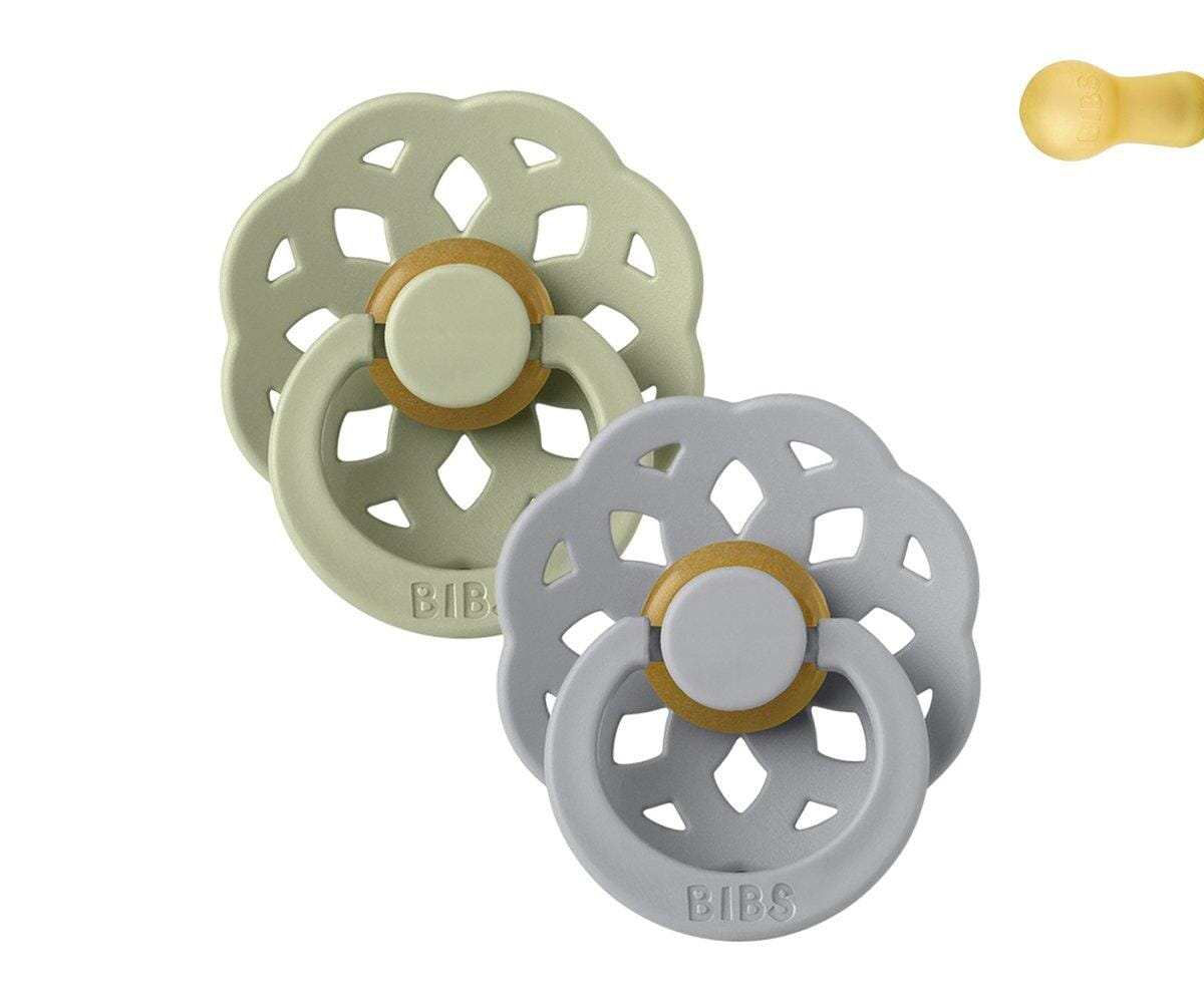 BIBS pacifier 2-pack Boheme sage | cloud Pacifier BIBS