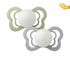 2 chupetas BIBS Couture NIGHT látex sage + cloud BIBS