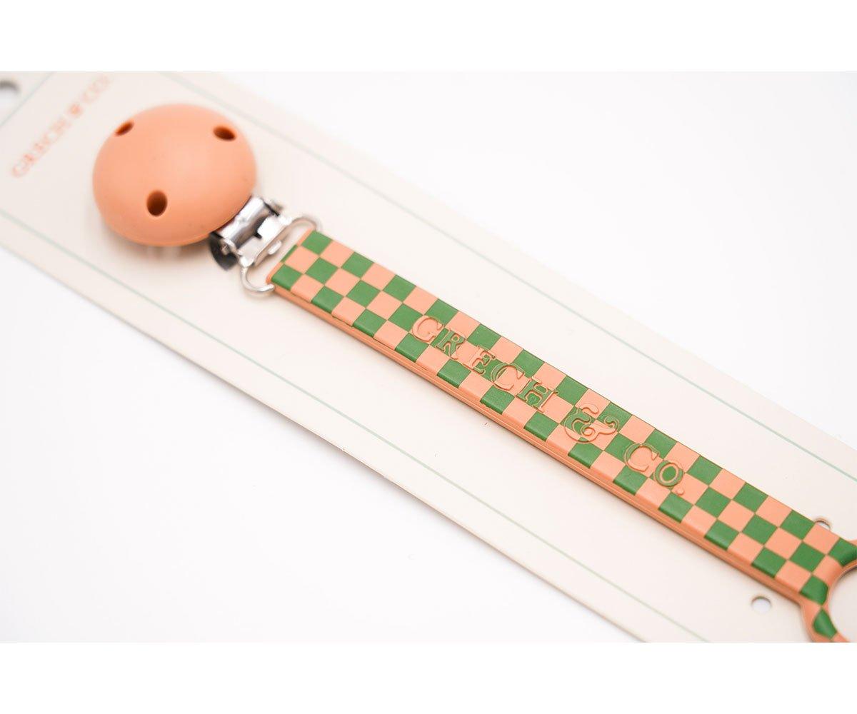Prende-chupeta silicone sunset/orchard Grech pacifier clip Grech