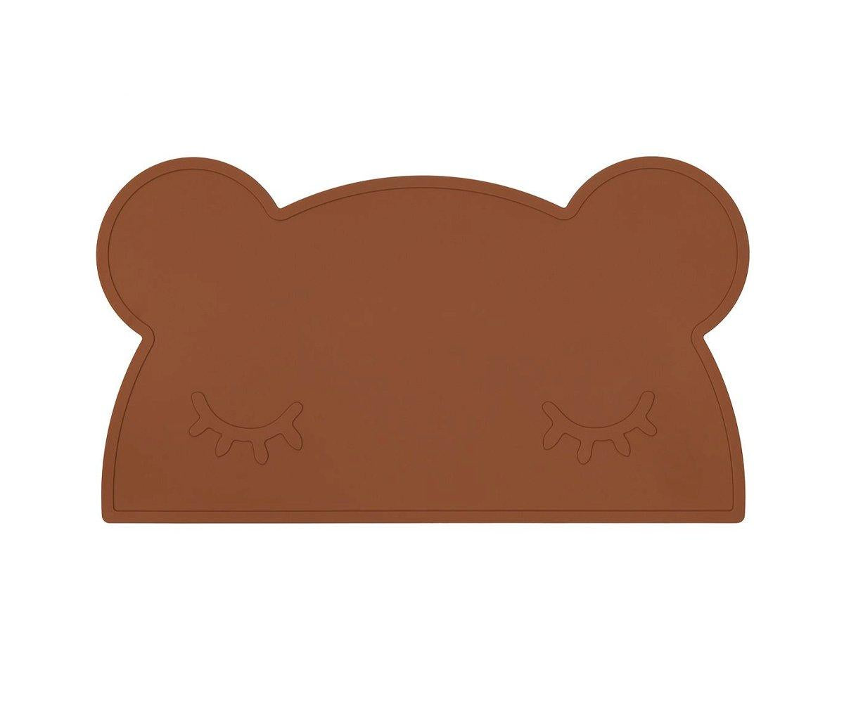Individual de silicone bear chocolate brown Dinnerware we might be tiny