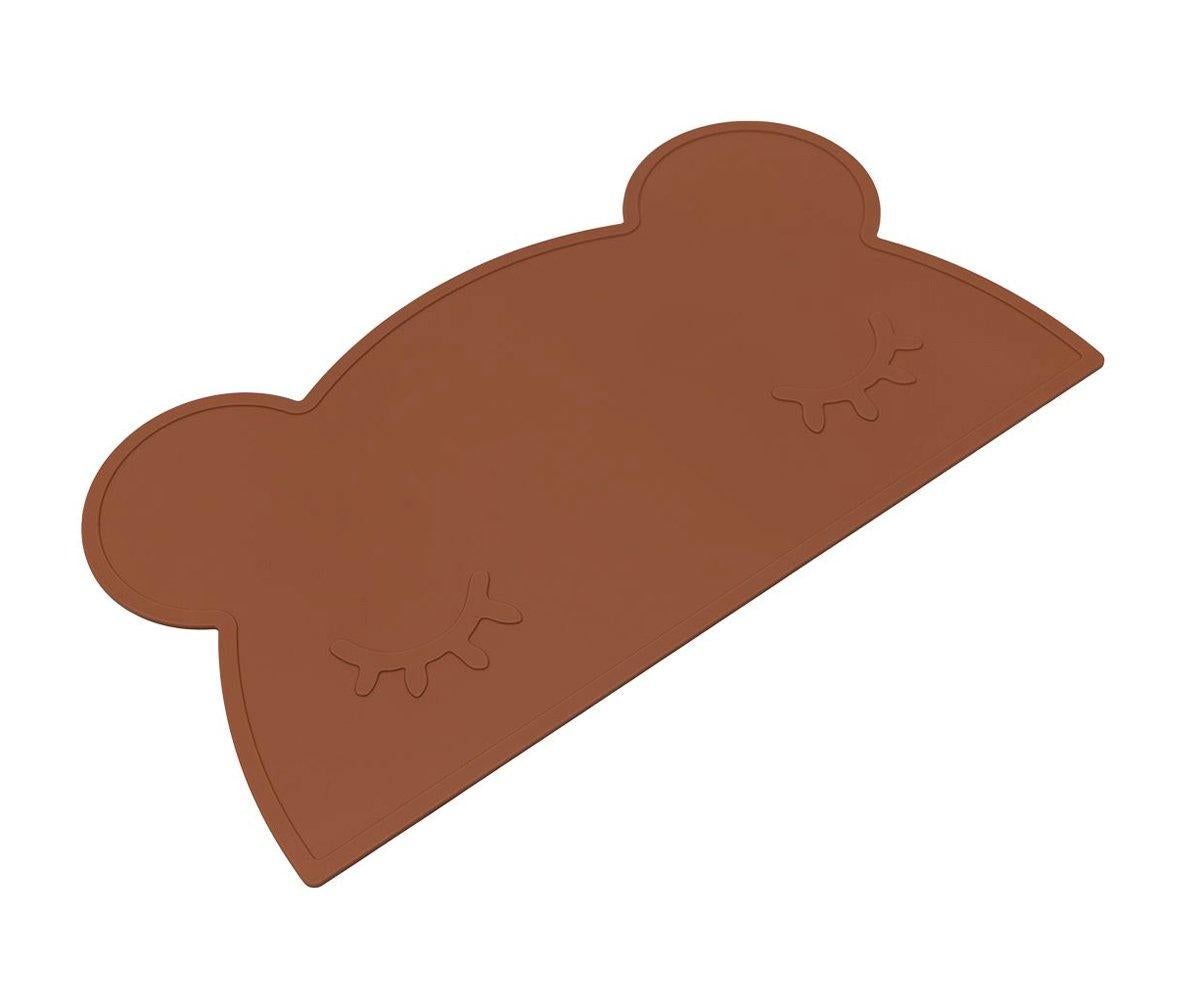 Individual de silicone bear chocolate brown Dinnerware we might be tiny