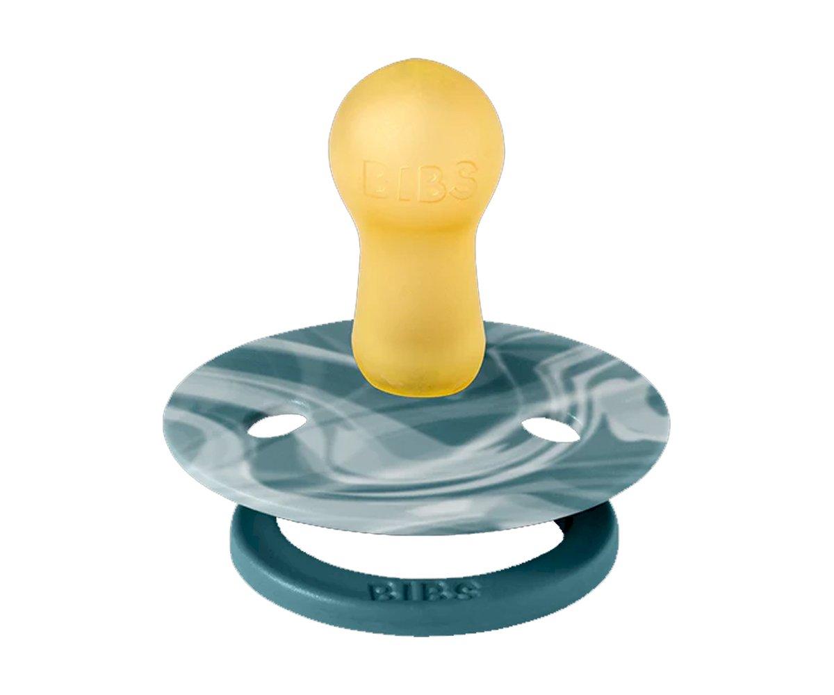 BIBS colour tie dye 2-pack pacifier white forest lake Pacifier Bibs