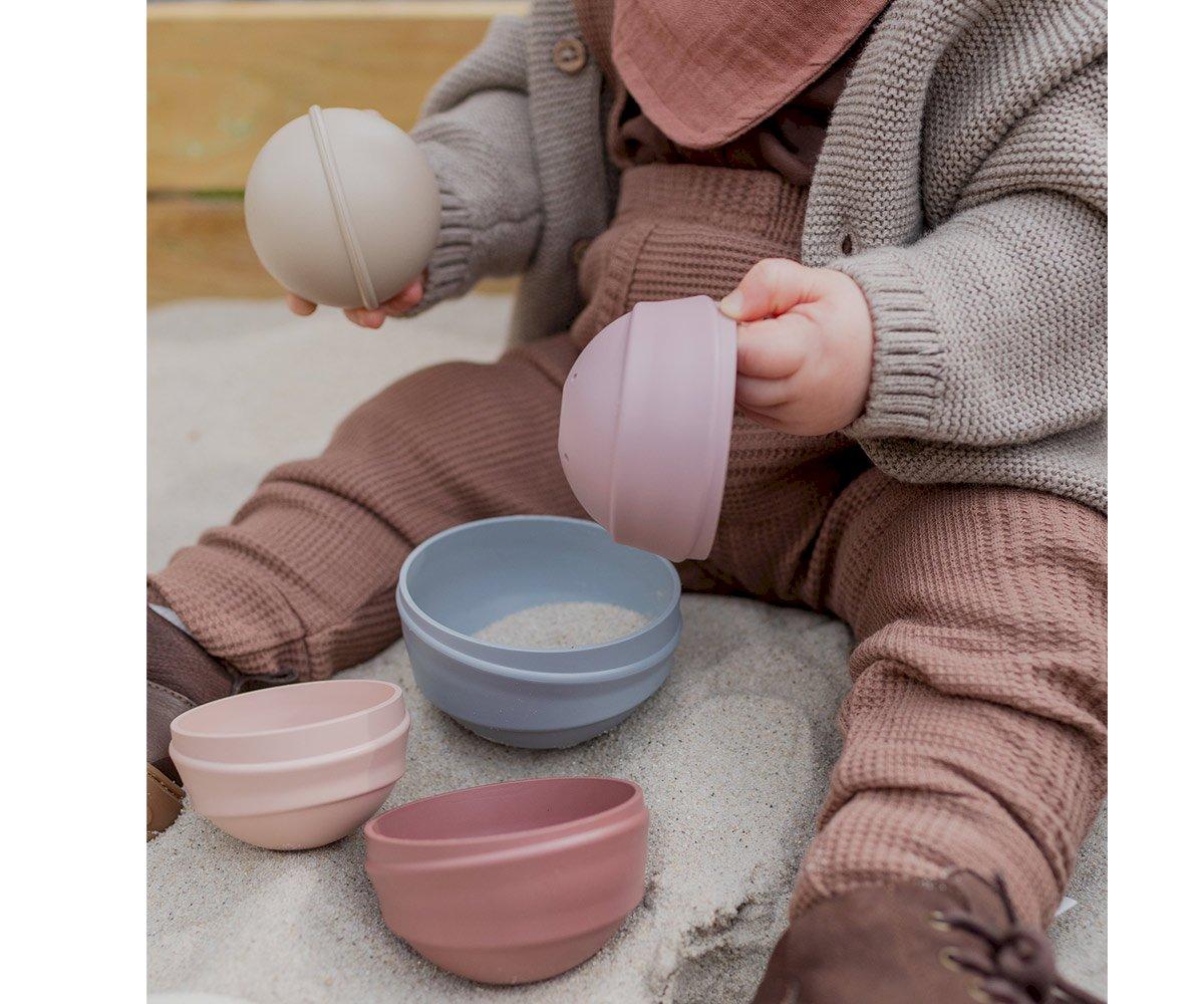 Empilhável wobbly bright rainbow BIBS Toys BIBS