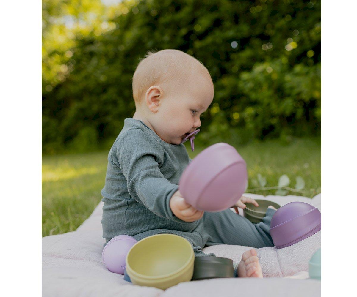 Empilhável wobbly bright rainbow BIBS Toys BIBS