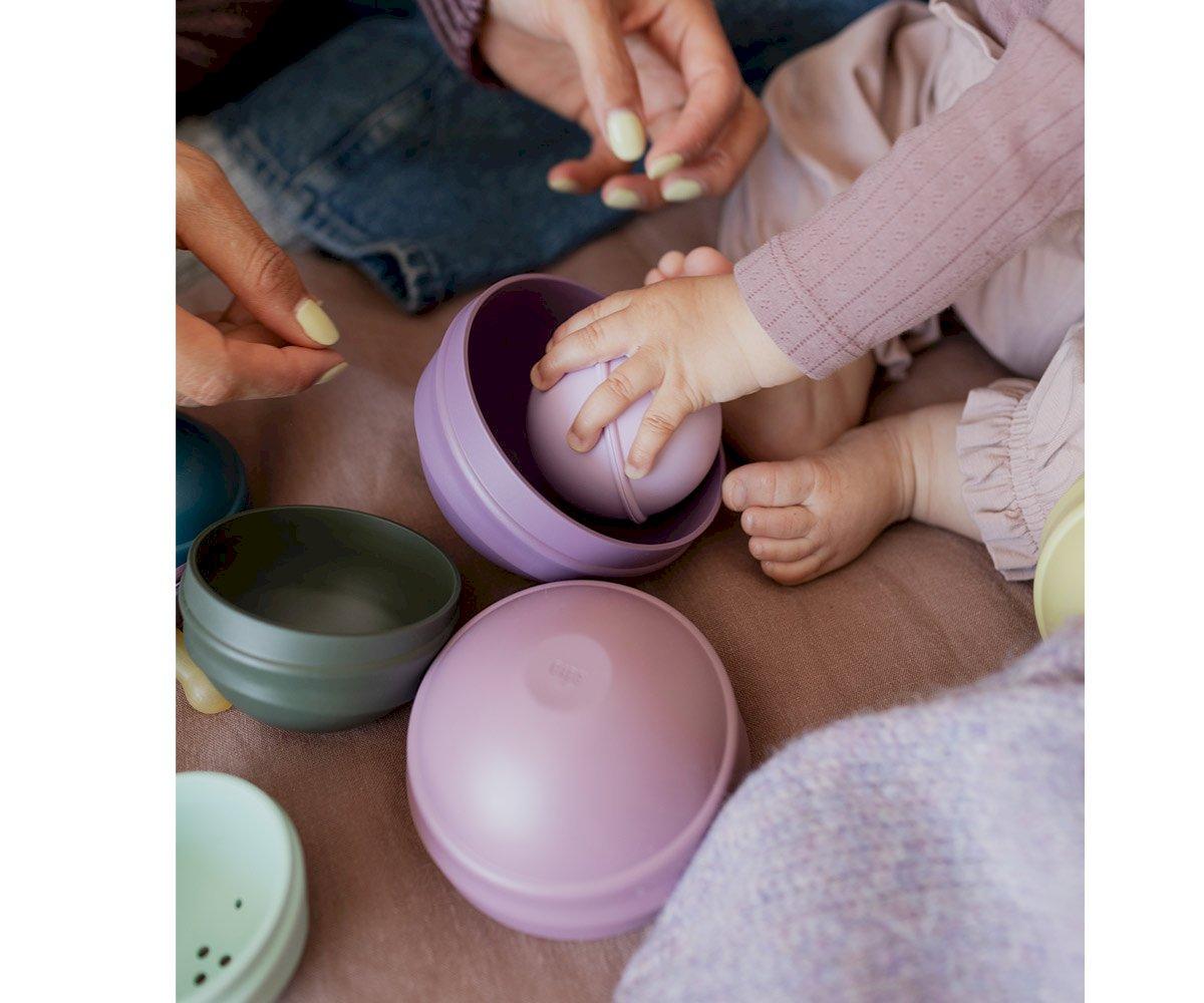 Empilhável wobbly bright rainbow BIBS Toys BIBS