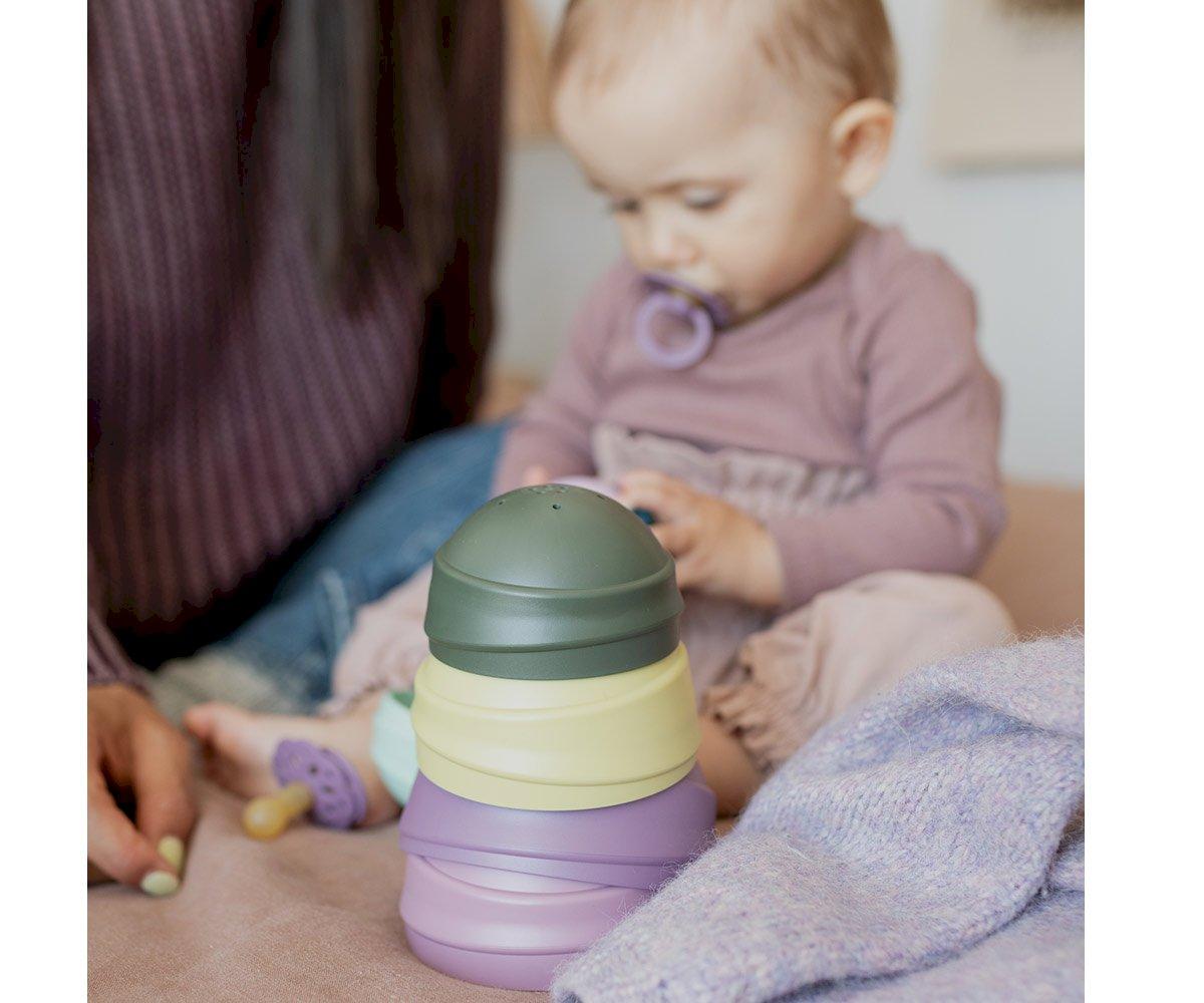 Empilhável wobbly bright rainbow BIBS Toys BIBS