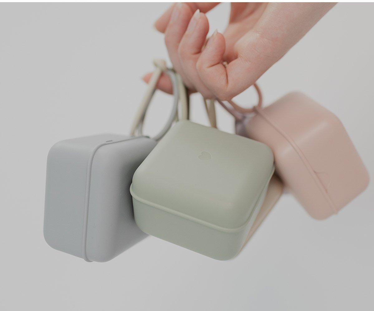 Caixa p/ chupetas petrol pacifier case BIBS