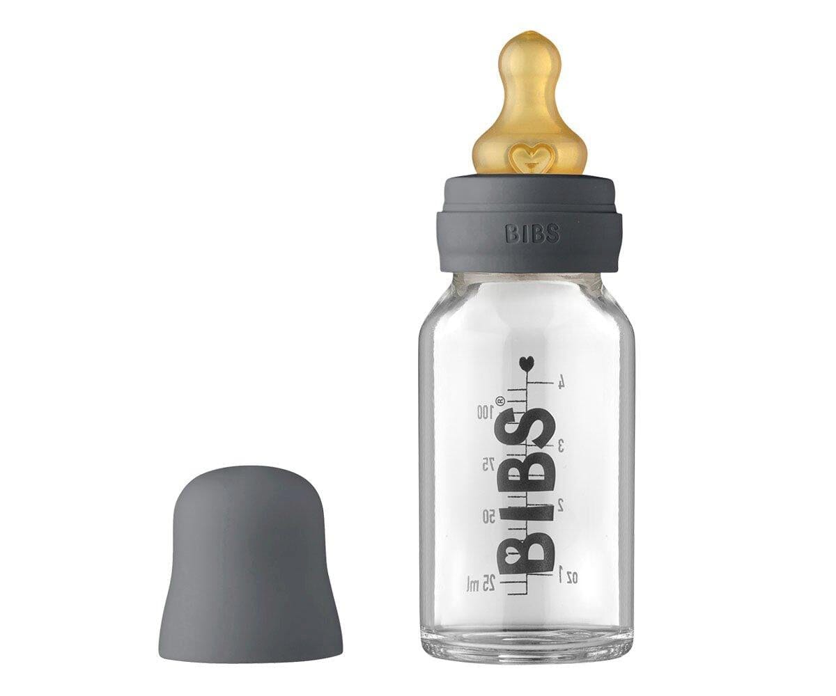 Biberão de vidro 110 ml + conjunto iron BIBS Biberão BIBS