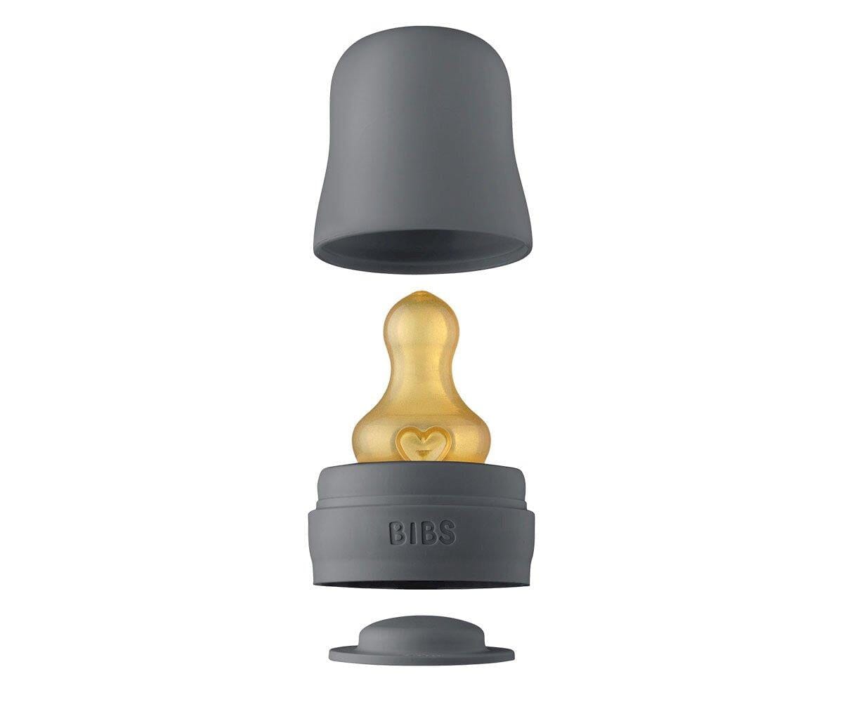 Biberão de vidro 110 ml + conjunto iron BIBS Biberão BIBS