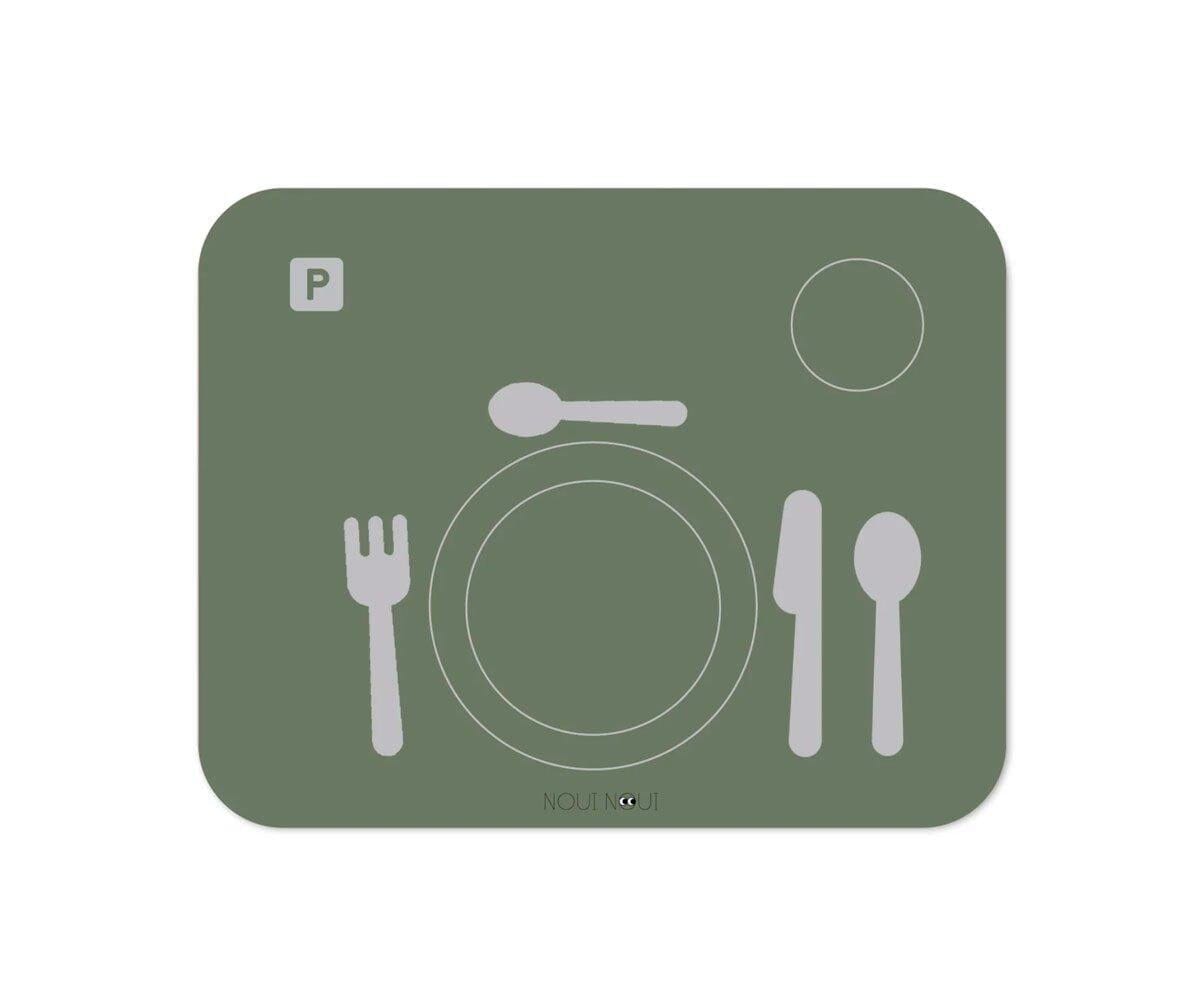 Individual aprendizagem olive dinnerware Noui Noui