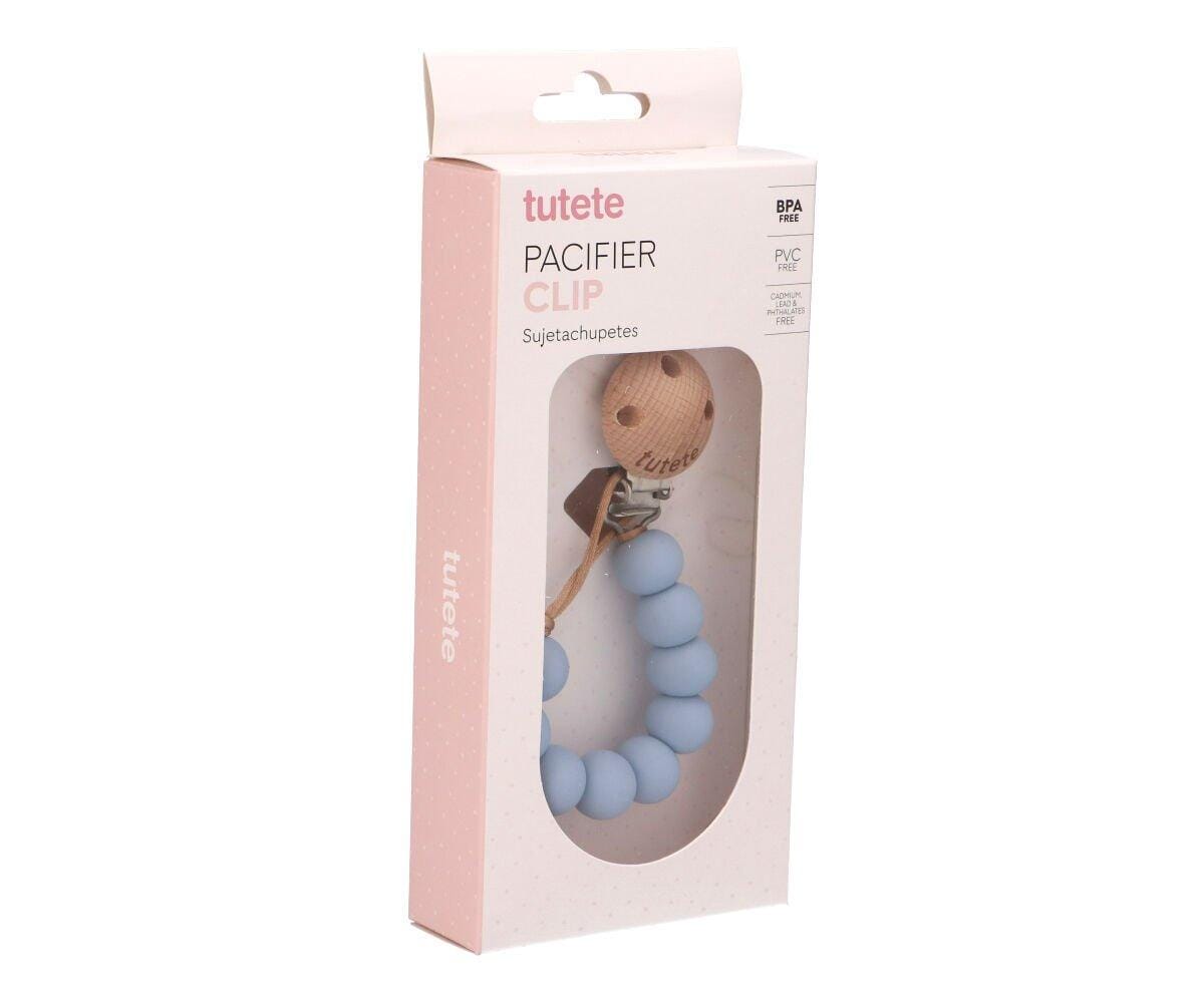 Porta chupeta silicone pure sky clip tutete