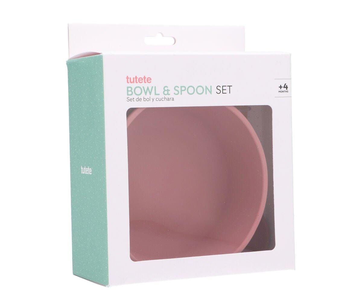 Taça com ventosa + colher brick dust meal tutete