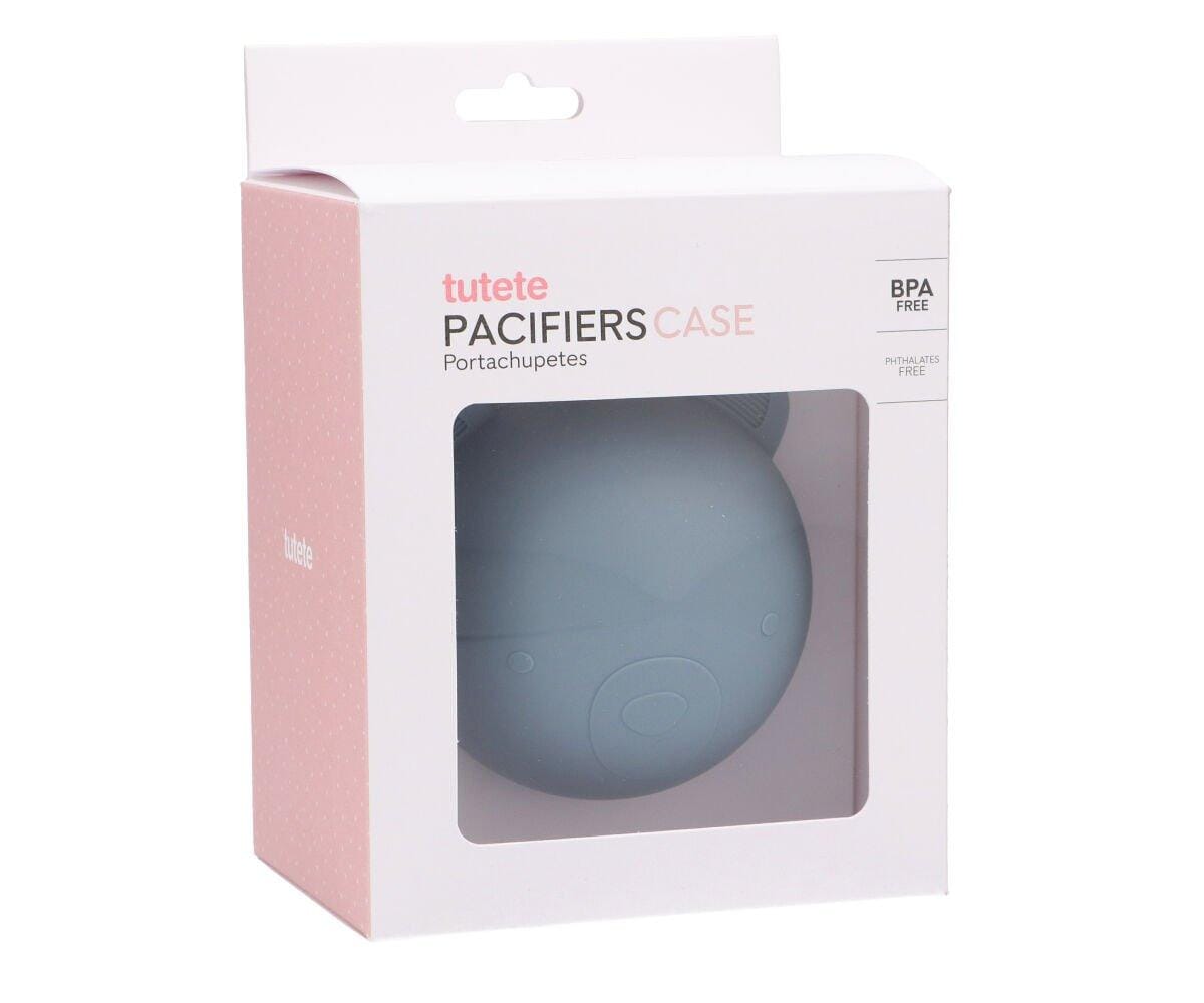 Caixa p/ guardar chupetas silicone bear ocean case tutete