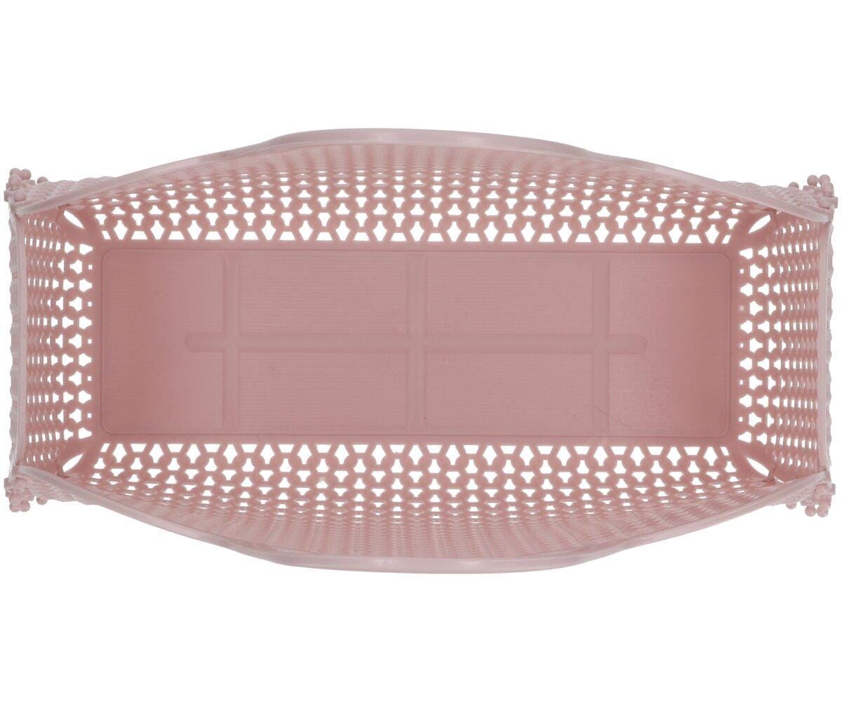 Bolsa plástico retro vintage rosa Bag Monneka