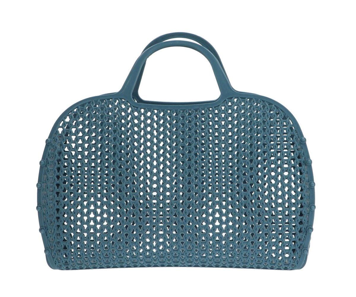 Bolsa plástico retro vintage teal Bag Monneka