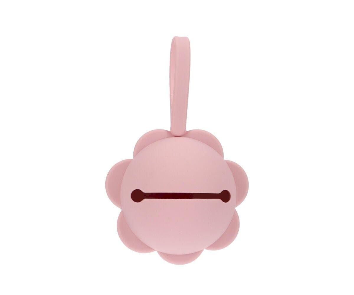 Caixa p/ guardar chupetas silicone flower pink case tutete