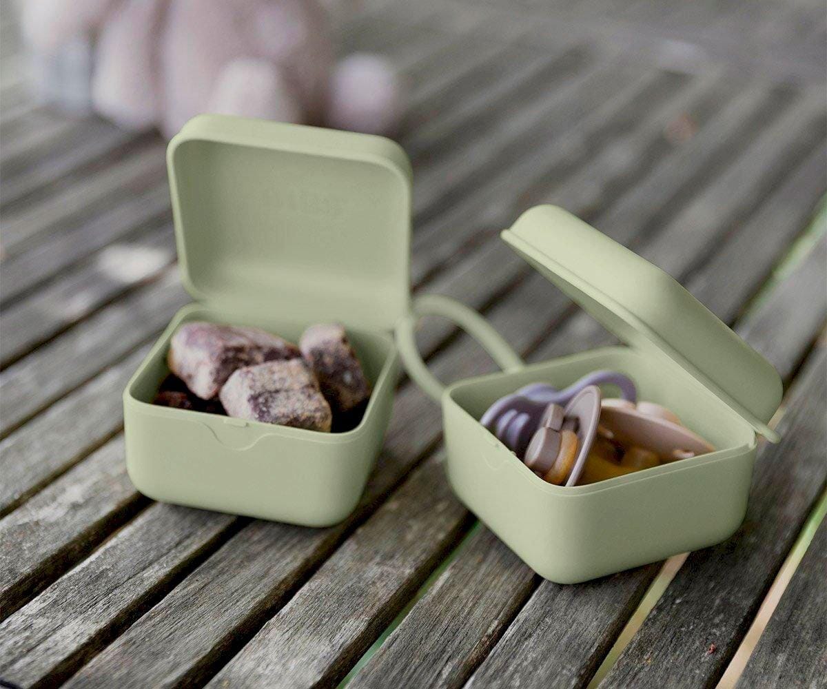 Caixa p/ chupetas hunter green pacifier case BIBS