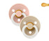 Chupetas BIBS Colour simétrica NIGHT blush | vanilla pacifier BIBS
