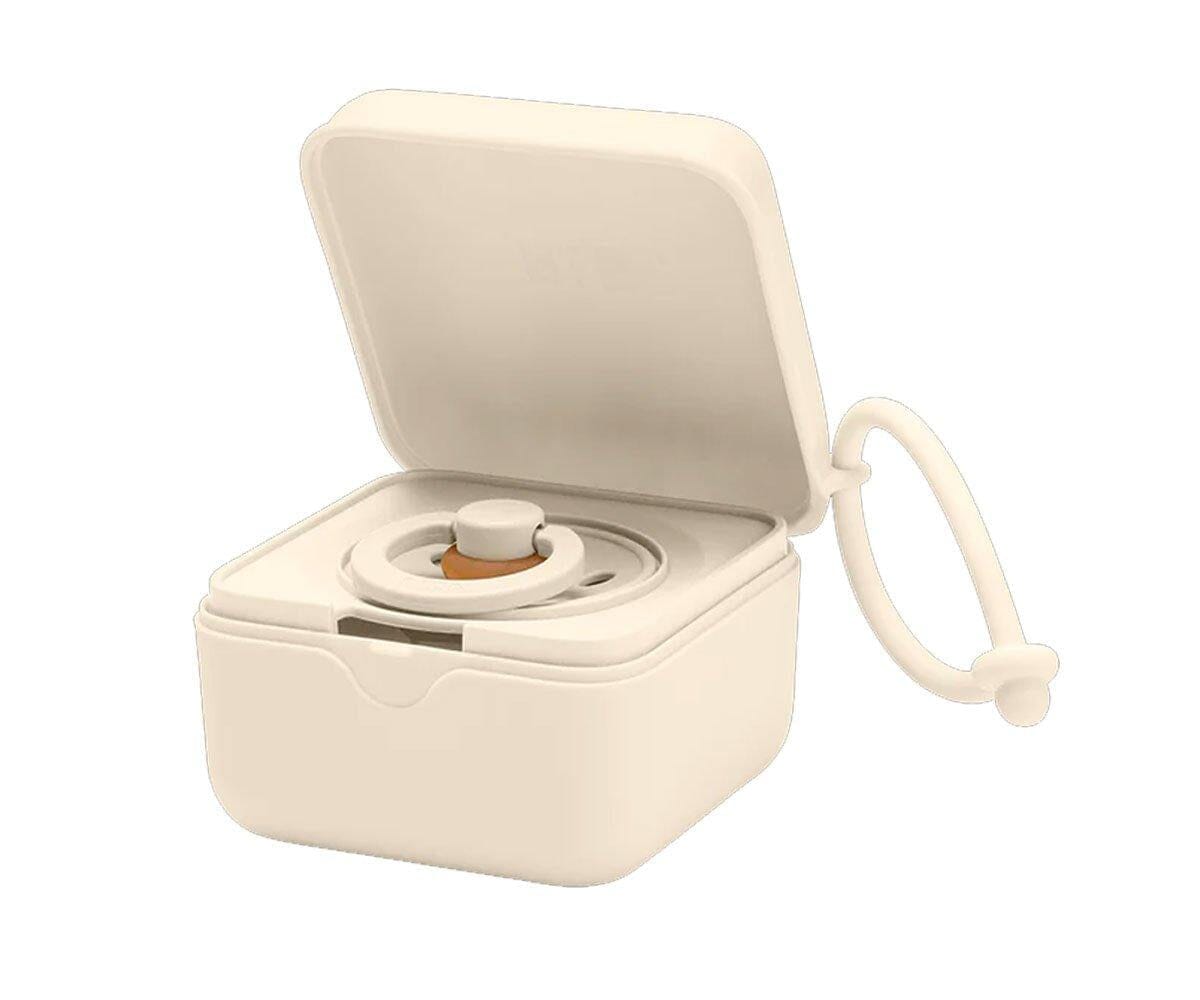 Caixa p/ chupetas Liberty eloise ivory pacifier case BIBS