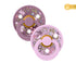 2 chupetas BIBS x Liberty Colour Chamomile | violet sky mix Bibs