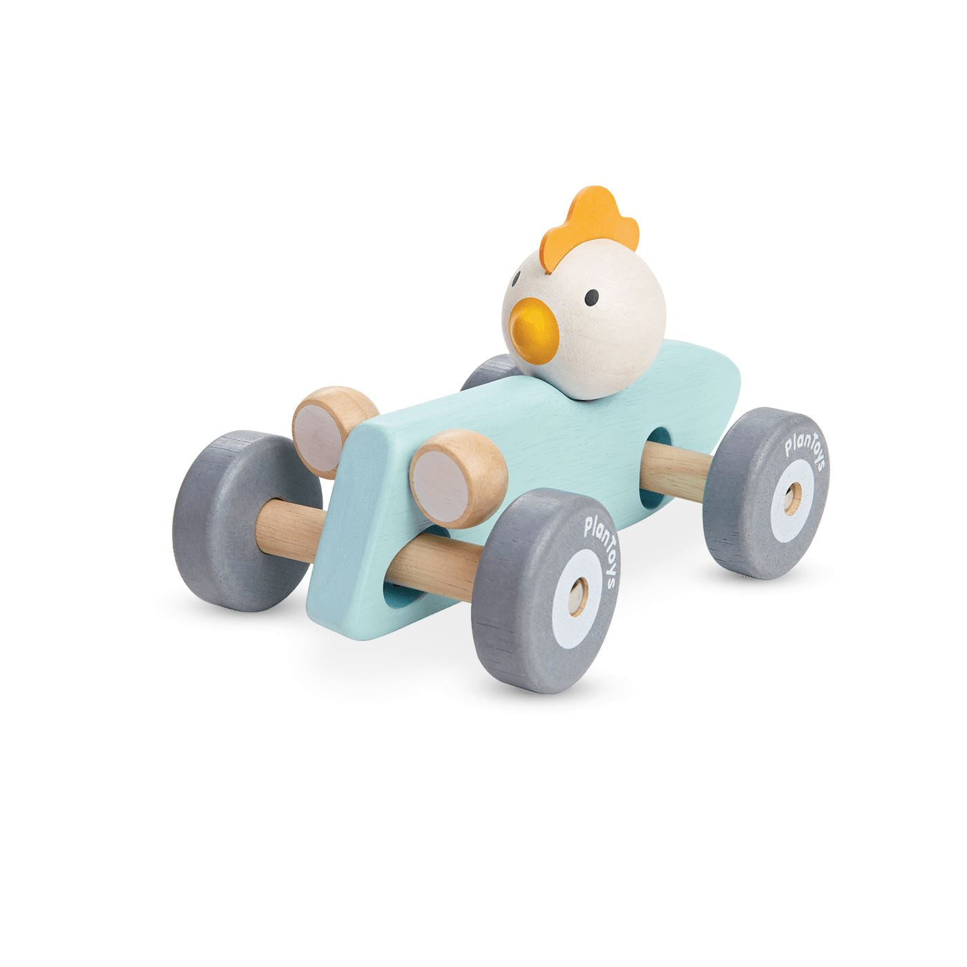Chicken racing car Plan Toys Toys PlanToys
