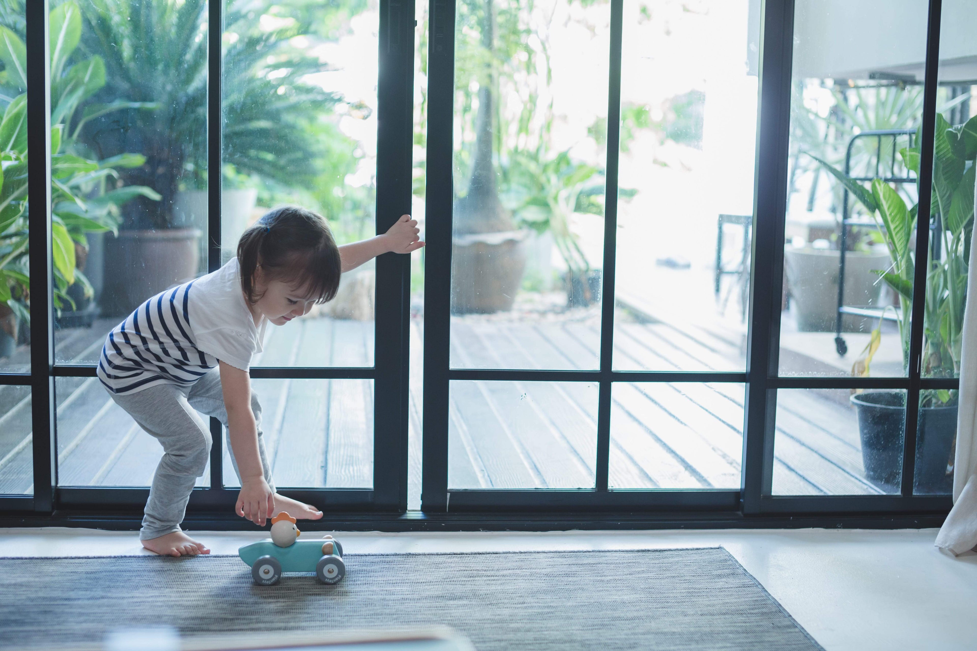 Chicken racing car Plan Toys Toys PlanToys