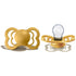 Bibs supreme pacifier silicone +6M mustard Pacifier Bibs