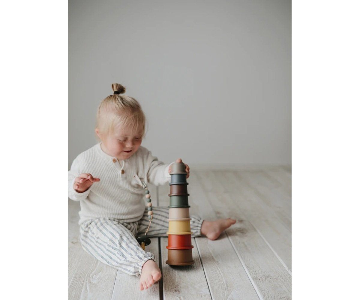 Stacking cups toy (retro) mushie Toys mushie