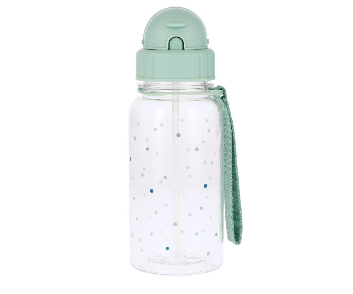 Garrafa de plástico dots sage Bottle tutete