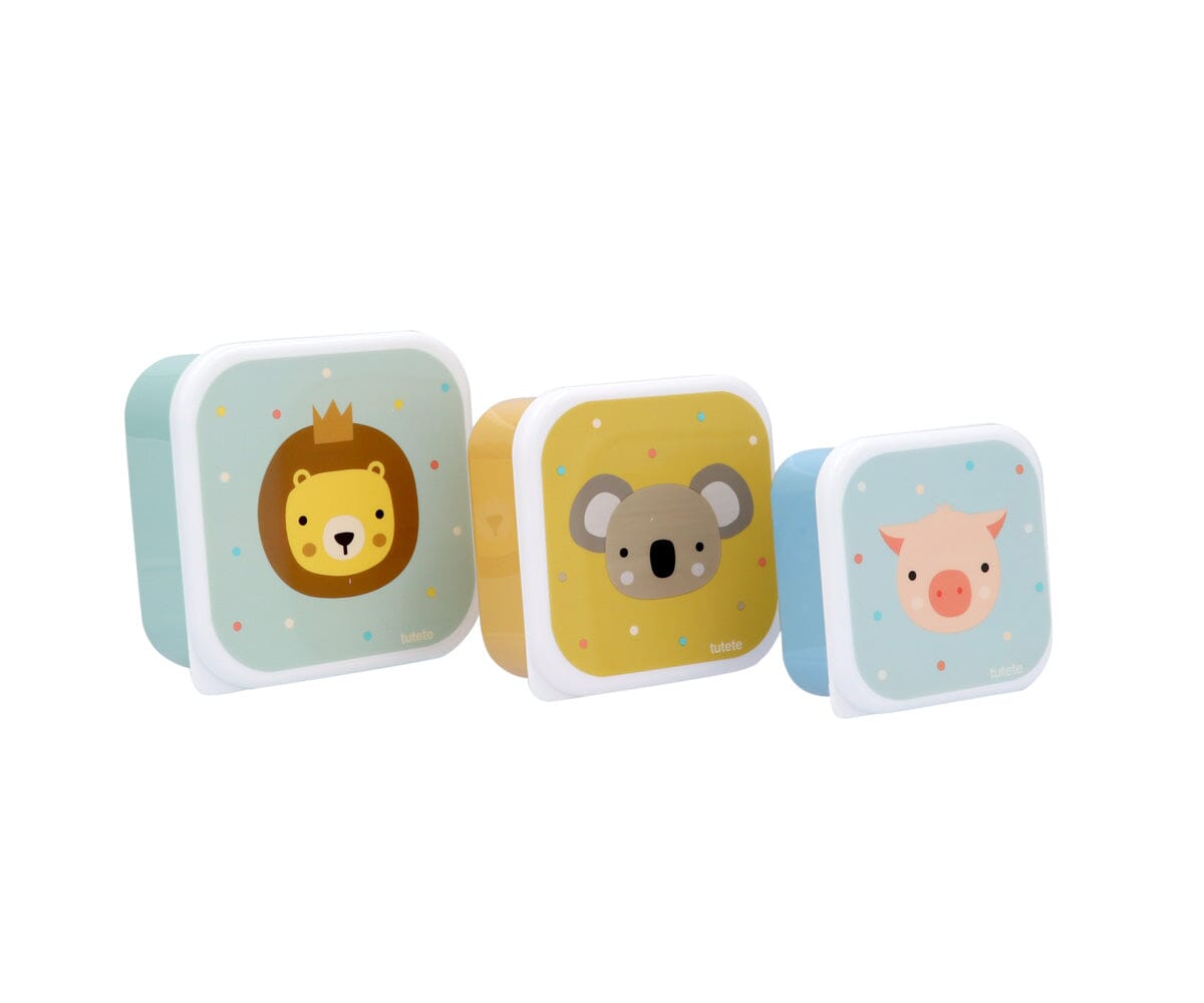 3 lancheiras animal friends Dinnerware tutete