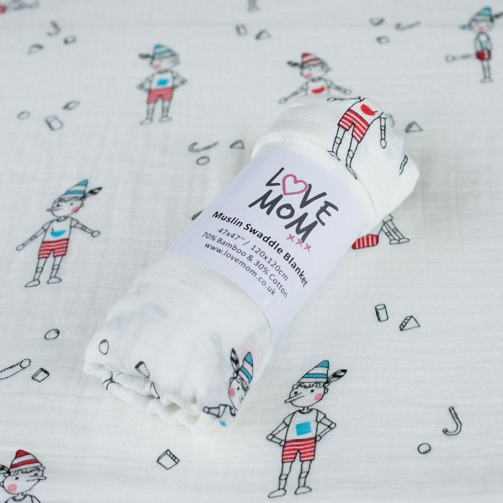 Musselina swaddle 120 cm Pinóquio Muslin Love mom