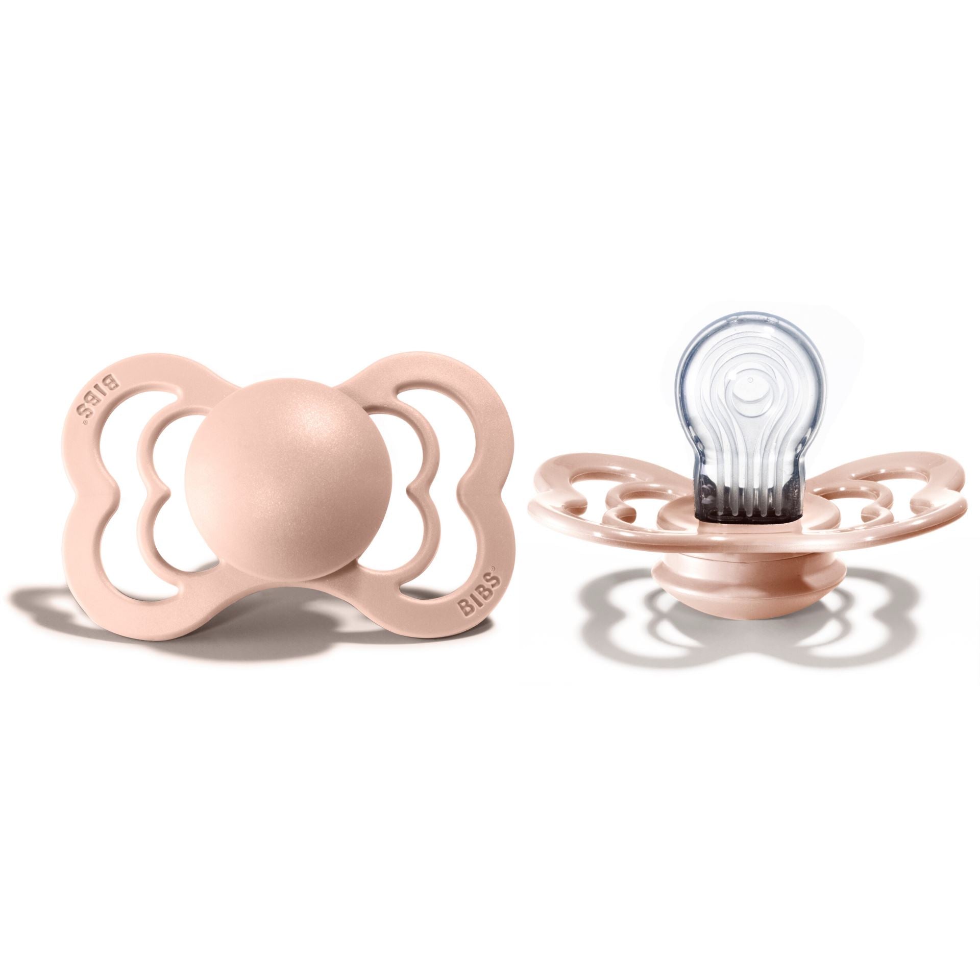 Bibs supreme pacifier silicone +6M blush Pacifier Bibs