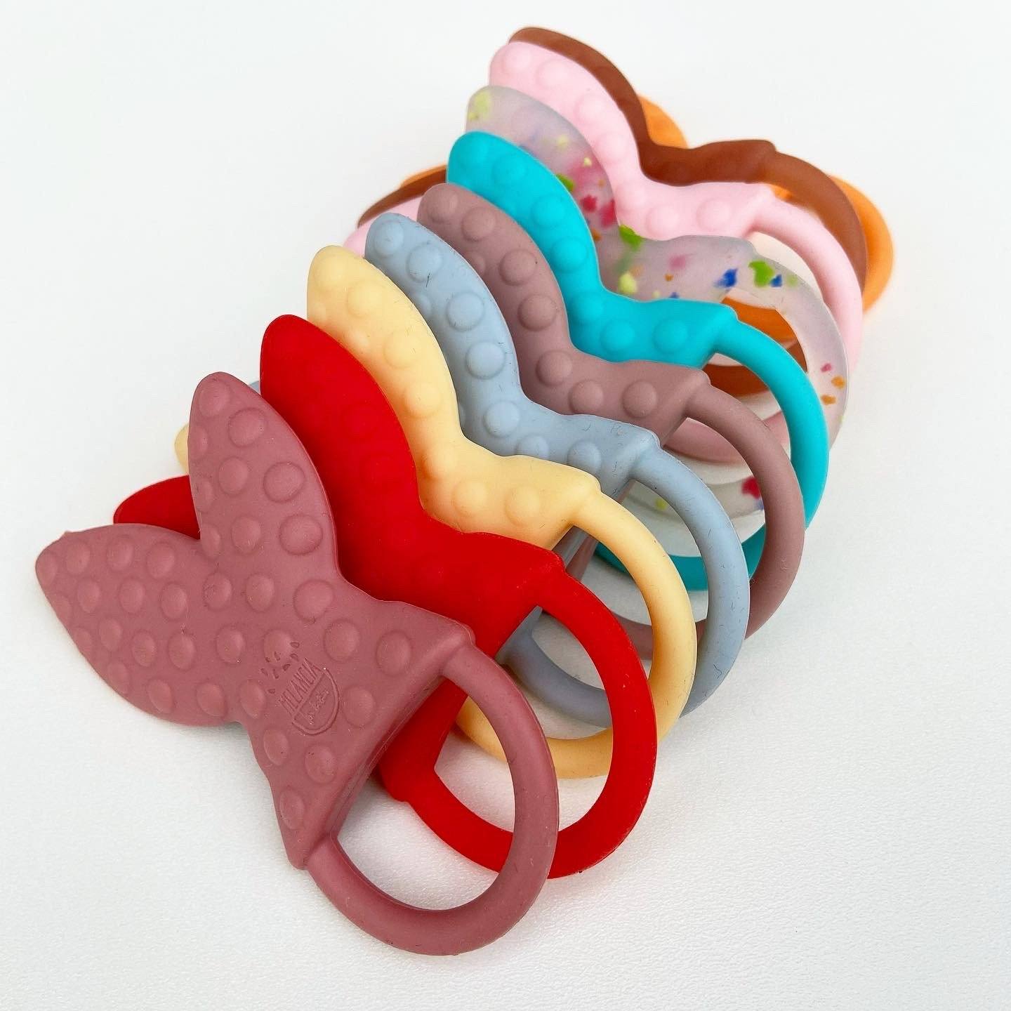 Teether bunny ears - PICK YOUR COLOR toys Melancia