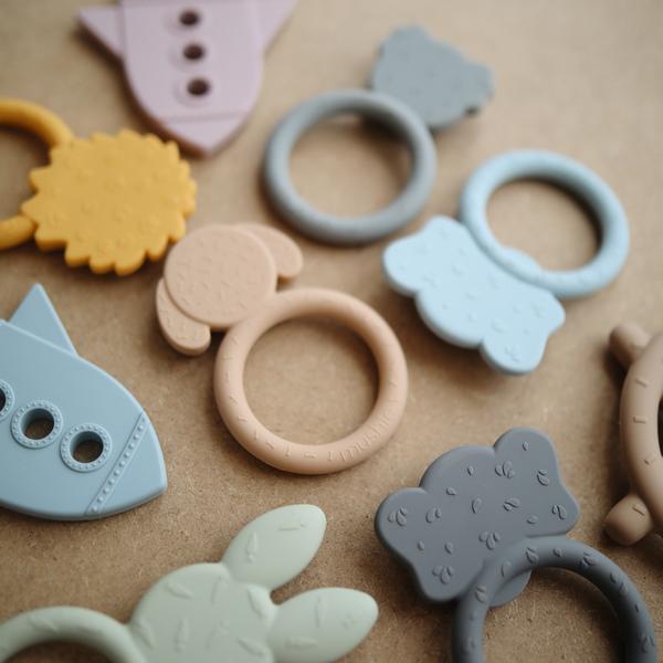 Teether dog mushie Teether mushie
