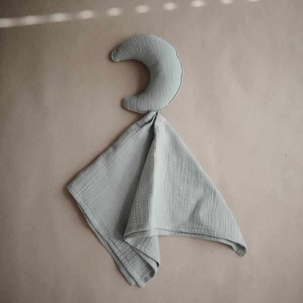 Mantinha doudou Lua roman green Muslin mushie