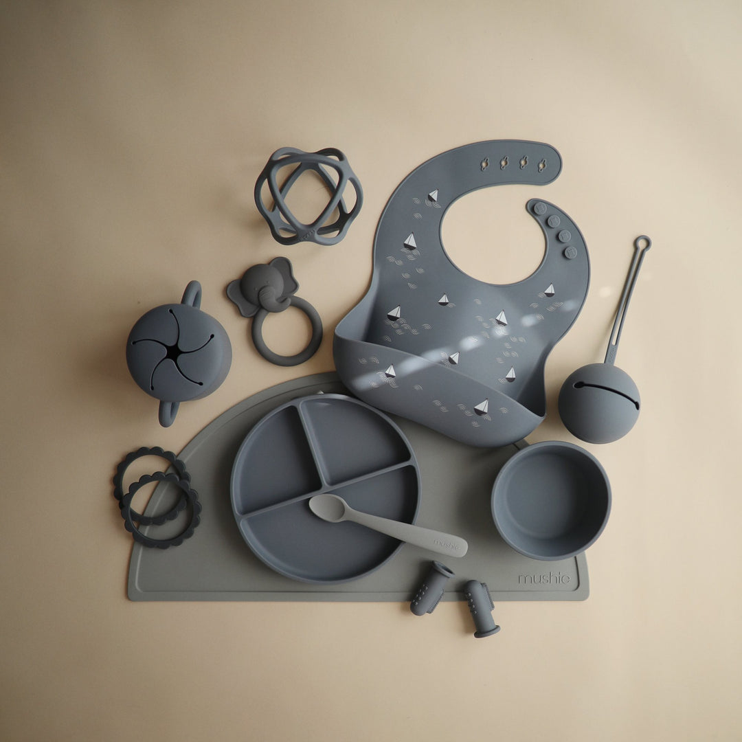 Silicone suction plate tradewinds mushie meal mushie