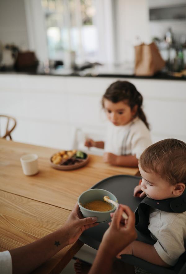 2-pack silicone feeding spoon dried thyme/natural mushie Meal mushie