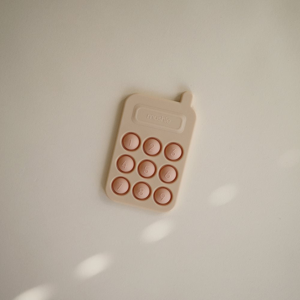 Phone press toy blush mushie Toys mushie
