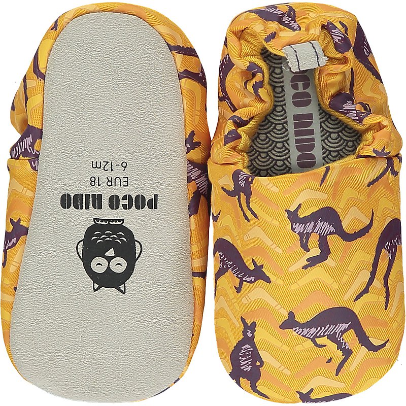 Kangaroo yellow shoes Poco Nido Baby shoes Poco Nido