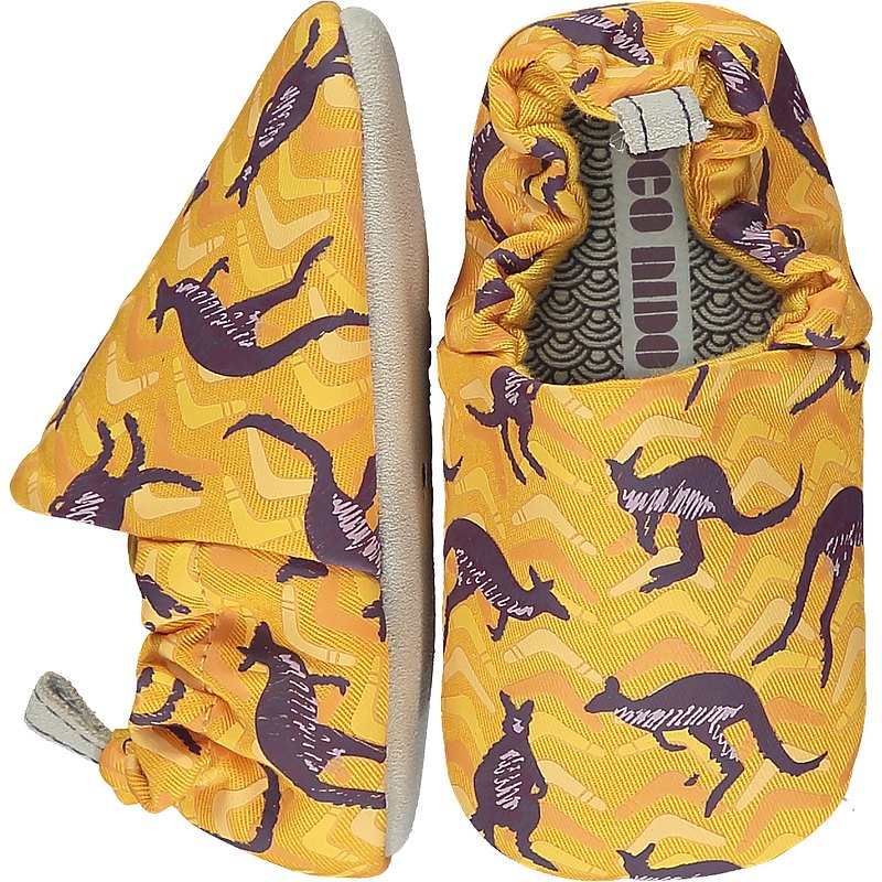 Kangaroo yellow shoes Poco Nido Baby shoes Poco Nido