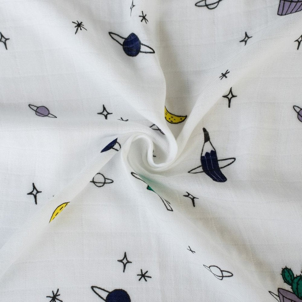 Musselina swaddle 120 cm bambu space case Muslin Love mom