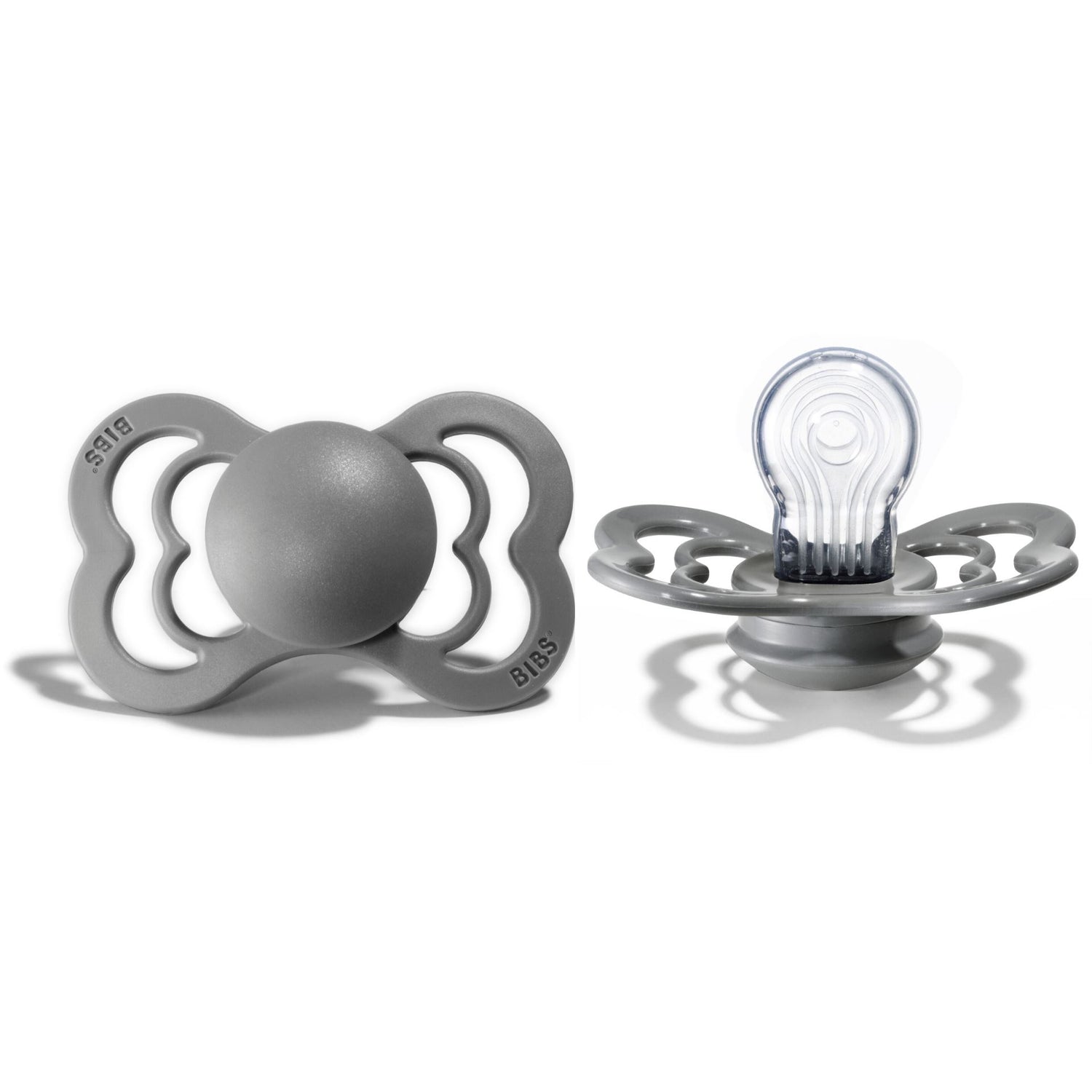 Bibs supreme pacifier silicone +6M smoke Pacifier Bibs
