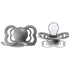 Bibs supreme pacifier silicone +6M smoke Pacifier Bibs